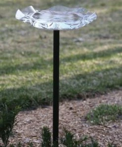 Birds Choice Staked & Pedestal Bird Baths Acrylic Bird Bath On Pole