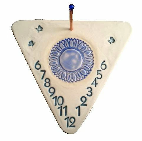 Amaranth Stoneware Wall Mount Sundial 3 Amaranth Stoneware Wall Mount Sundial