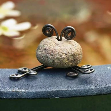 Ancient Graffiti River Stone Frog Critter-Mini 3 Ancient Graffiti River Stone Frog Critter-Mini