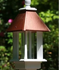 The Birdhouse Chick Pavilion Bird Feeder In Vinyl/PVC Vinyl Bird Feeders