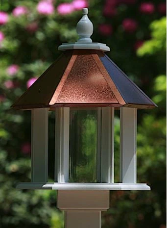 A Wing And A Prayer Azalea Bird Feeder In Vinyl/PVC Vinyl Bird Feeders 3 A Wing And A Prayer Azalea Bird Feeder In Vinyl/PVC Vinyl Bird Feeders
