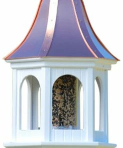 The Birdhouse Chick Copper Roof Bird Feeder Curved Slope - 28x12 Copper Roof Bird Feeders 8 The Birdhouse Chick Copper Roof Bird Feeder Curved Slope - 28x12 Copper Roof Bird Feeders