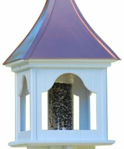 The Birdhouse Chick Copper Roof Bird Feeders Copper Roof Bird Feeder Square Gazebo - 36x14 7 The Birdhouse Chick Copper Roof Bird Feeders Copper Roof Bird Feeder Square Gazebo - 36x14