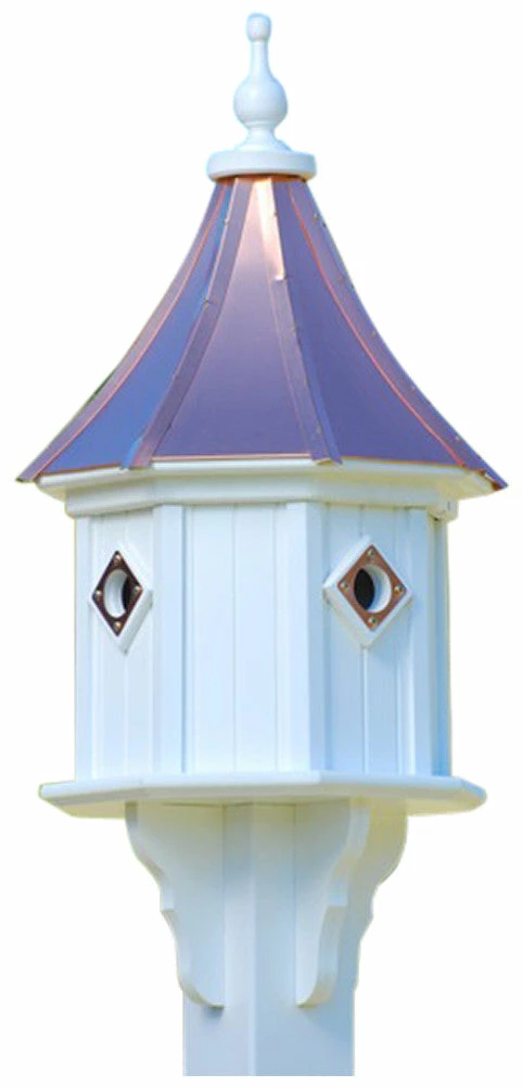 The Birdhouse Chick Copper Roof Birdhouse 34x14 Slope- 4 Portals Copper Roof Birdhouses 6 The Birdhouse Chick Copper Roof Birdhouse 34x14 Slope- 4 Portals Copper Roof Birdhouses