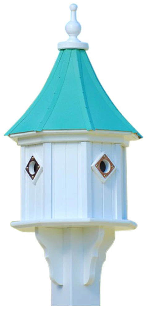 The Birdhouse Chick Copper Roof Birdhouse 34x14 Slope- 4 Portals Copper Roof Birdhouses 5 The Birdhouse Chick Copper Roof Birdhouse 34x14 Slope- 4 Portals Copper Roof Birdhouses