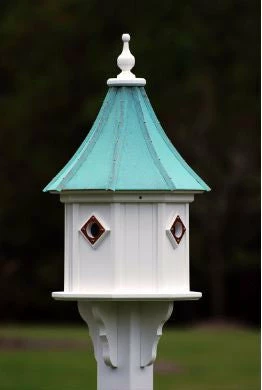The Birdhouse Chick Copper Roof Birdhouse 34x14 Slope- 4 Portals Copper Roof Birdhouses 3 The Birdhouse Chick Copper Roof Birdhouse 34x14 Slope- 4 Portals Copper Roof Birdhouses