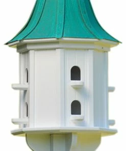 The Birdhouse Chick Copper Roof Birdhouses Copper Roof Dovecote Birdhouse 36x14 Ribbon Detail- 8 Perches 9 The Birdhouse Chick Copper Roof Birdhouses Copper Roof Dovecote Birdhouse 36x14 Ribbon Detail- 8 Perches