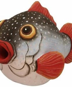 Bobbo Puffer Fish Wooden Birdhouse