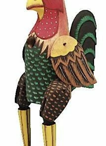 Songbird Essentials Unique Birdhouses Big Hanging Rooster Wooden Birdhouse