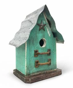 The Birdhouse Chick Barn Wood & Tin Rustic Birdhouses Church Birdhouses, Vintage-Rustic