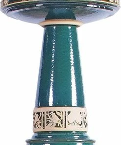 Burley Clay Zanesville Bird Bath With Locking Top- 2 Colors 9 Burley Clay Zanesville Bird Bath With Locking Top- 2 Colors
