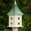 The Birdhouse Chick Copper Roof Birdhouse 28x12- 8 Portals 1 The Birdhouse Chick Copper Roof Birdhouse 28x12- 8 Portals