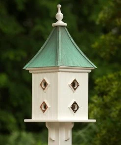 The Birdhouse Chick Copper Roof Birdhouse 28x12- 8 Portals