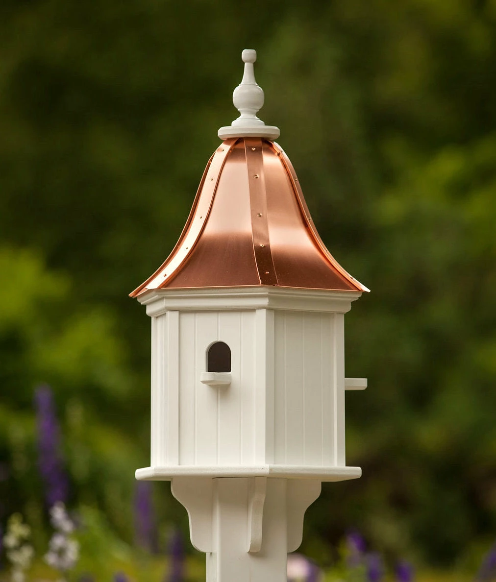 The Birdhouse Chick Copper Roof Birdhouses Copper Roof Birdhouse 28x12- 3 Perches 4 The Birdhouse Chick Copper Roof Birdhouses Copper Roof Birdhouse 28x12- 3 Perches