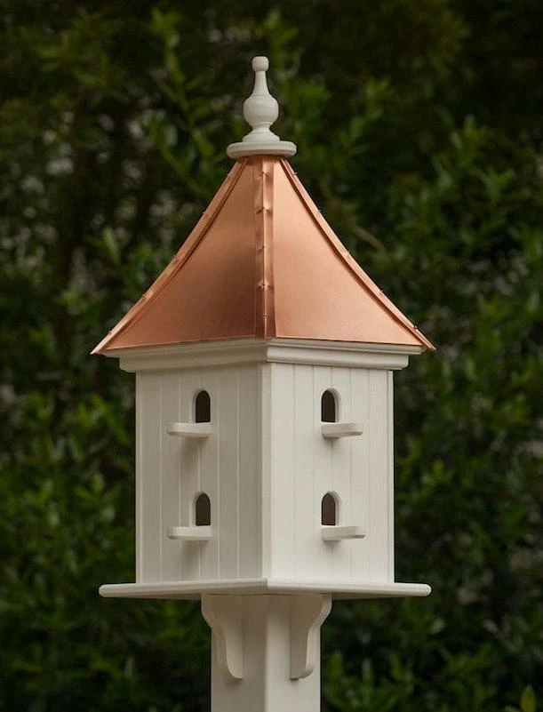 The Birdhouse Chick Copper Roof Birdhouse 28x12- 8 Perches Copper Roof Birdhouses 3 The Birdhouse Chick Copper Roof Birdhouse 28x12- 8 Perches Copper Roof Birdhouses