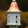 The Birdhouse Chick Copper Roof Dovecote Birdhouse 36x14 - 8 Perches Copper Roof Birdhouses 1 The Birdhouse Chick Copper Roof Dovecote Birdhouse 36x14 - 8 Perches Copper Roof Birdhouses
