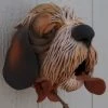 Doug Fey Dog & Cat Ceramic Birdhouse St. Bernard Ceramic Birdhouse