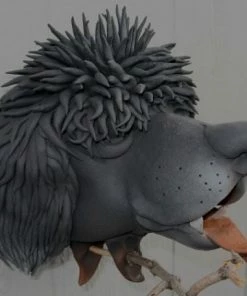 Doug Fey Poodle Ceramic Birdhouse Dog & Cat Ceramic Birdhouse