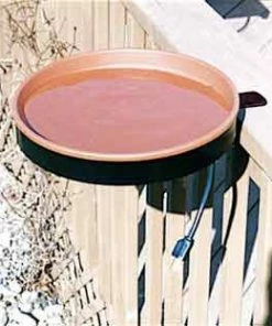 Farm Innovators Deck & Ground Bird Baths Heated Bird Bath 3 Mounting Options