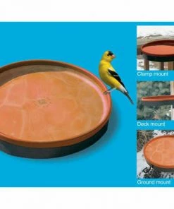 Farm Innovators Deck & Ground Bird Baths Heated Bird Bath 3 Mounting Options