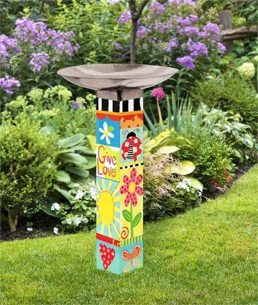 Studio M Staked & Pedestal Bird Baths Folk Garden Tall Bird Bath 4 Studio M Staked & Pedestal Bird Baths Folk Garden Tall Bird Bath