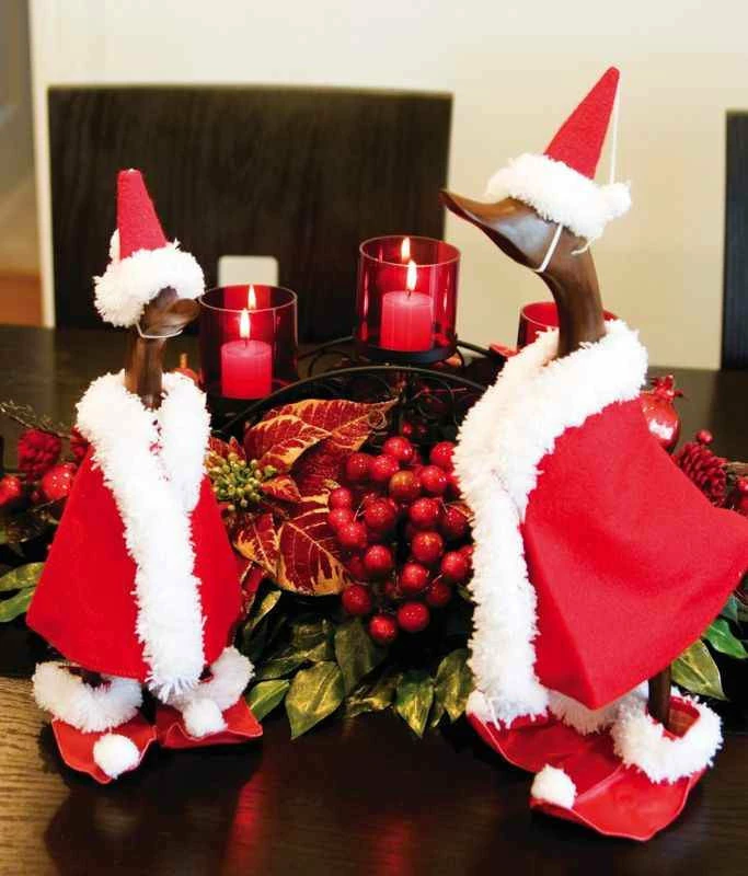 The Birdhouse Chick Santa Duck Teak Sculpture Home & Garden Accents 3 The Birdhouse Chick Santa Duck Teak Sculpture Home & Garden Accents