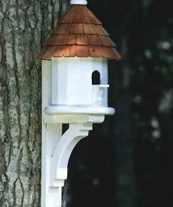 Lazy Hill Flush Mount Architectural Birdhouse In Vinyl/PVC