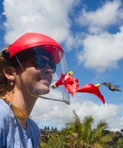 The Birdhouse Chick Humm-Viewer Ultimate Feeder Mask Hummingbird Feeders