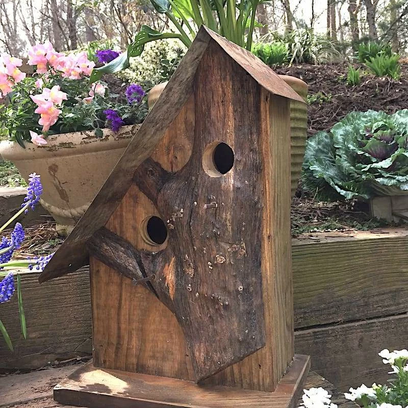 The Birdhouse Chick Church Birdhouses, Vintage-Rustic Rustic Log Front Birdhouses- 2 Sizes 9 The Birdhouse Chick Church Birdhouses, Vintage-Rustic Rustic Log Front Birdhouses- 2 Sizes