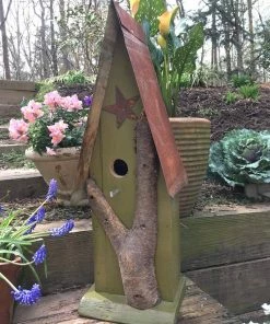 The Birdhouse Chick Church Birdhouses, Vintage-Rustic Rustic Log Front Birdhouses- 2 Sizes 21 The Birdhouse Chick Church Birdhouses, Vintage-Rustic Rustic Log Front Birdhouses- 2 Sizes