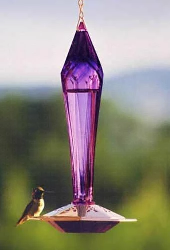 Songbird Essentials Faceted Glass Hummingbird Feeder 4 Songbird Essentials Faceted Glass Hummingbird Feeder