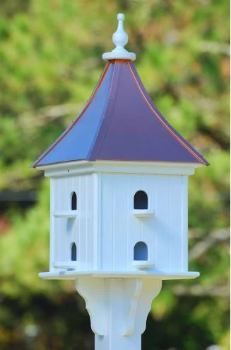 The Birdhouse Chick Copper Roof Purple Martin House 36x14 4 The Birdhouse Chick Copper Roof Purple Martin House 36x14