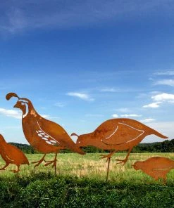 The Birdhouse Chick Garden Stakes & Whirligigs Quail Family Garden Stakes 7 The Birdhouse Chick Garden Stakes & Whirligigs Quail Family Garden Stakes