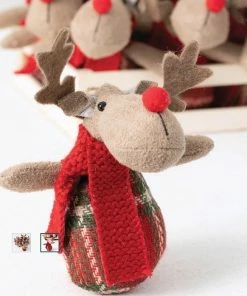 Sullivans Holiday 12 Reindeer Ornaments In Wood Crate 7 Sullivans Holiday 12 Reindeer Ornaments In Wood Crate