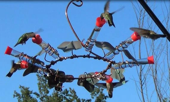 Songbird Essentials Ivy Carousel Hummingbird Feeder-8 Ports Hummingbird Feeders 4 Songbird Essentials Ivy Carousel Hummingbird Feeder-8 Ports Hummingbird Feeders