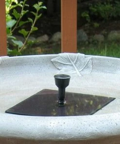 Smart Solar Staked & Pedestal Bird Baths Country Gardens Tall Solar Fountain Birdbath