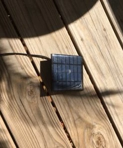 The Birdhouse Chick Red Petals Solar Bubbler Bird Bath