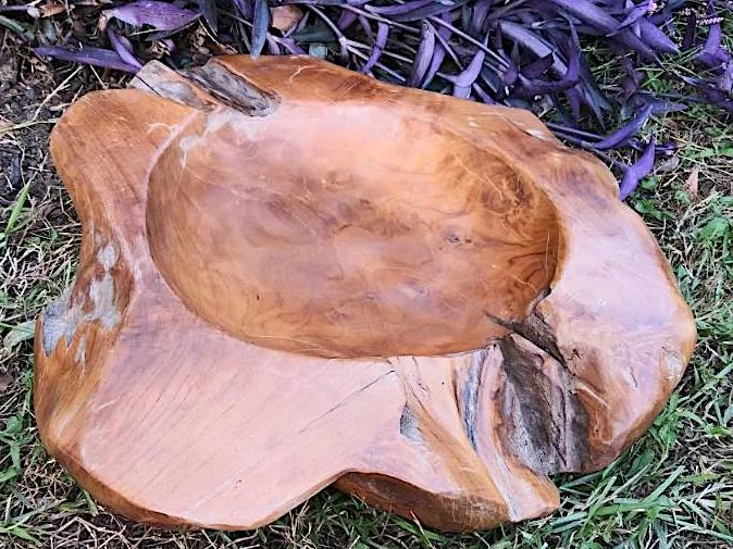 The Birdhouse Chick Home & Garden Accents Decorative Teak Wood Bowls 10 The Birdhouse Chick Home & Garden Accents Decorative Teak Wood Bowls