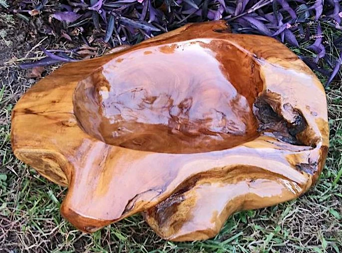 The Birdhouse Chick Home & Garden Accents Decorative Teak Wood Bowls 13 The Birdhouse Chick Home & Garden Accents Decorative Teak Wood Bowls