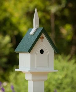 The Birdhouse Chick Unique Birdhouses Church Birdhouse Vinyl/PVC