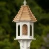 The Birdhouse Chick Vinyl Bird Feeders Gazebo Bird Feeder-Vinyl With Cypress Roof 10x28 1 The Birdhouse Chick Vinyl Bird Feeders Gazebo Bird Feeder-Vinyl With Cypress Roof 10x28