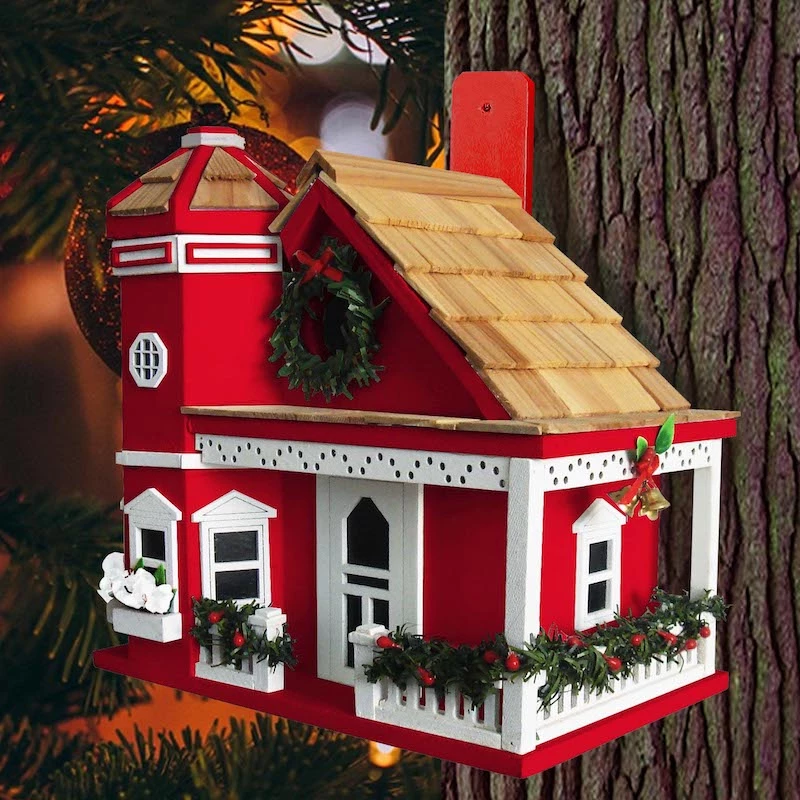 Home Bazaar Yuletide Cottage Birdhouse Unique Birdhouses 3 Home Bazaar Yuletide Cottage Birdhouse Unique Birdhouses