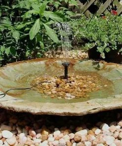 John Lamos Deck & Ground Bird Baths Large Ground Bird Bath- Organic Patina
