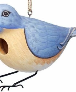 Bobbo Unique Birdhouses Bluebird Wooden Birdhouse