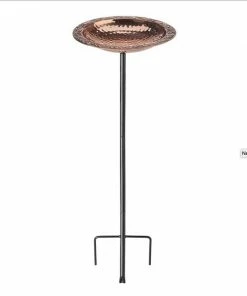 Good Directions Solid Copper Staked Bird Bath- 2 Sizes