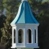 The Birdhouse Chick Copper Roof Bird Feeders Copper Roof Bird Feeder Gazebo Style - 42x16