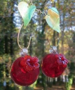 The Birdhouse Chick Double Cherry Hummingbird Feeder Hummingbird Feeders