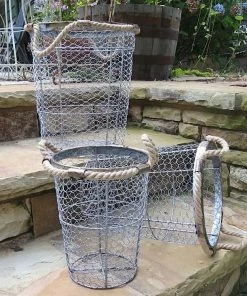 The Birdhouse Chick Home & Garden Accents Farmhouse Nested Wire Baskets