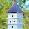 The Birdhouse Chick Copper Roof/Vinyl Purple Martin House 52x18