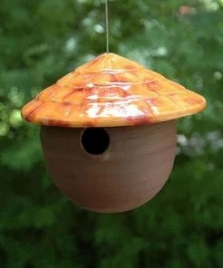 JJ Potts Ceramic Gourd Birdhouse 10 JJ Potts Ceramic Gourd Birdhouse
